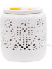 Candle Brothers Elektrische Duftlampe "Romance" in Weiß - (H)14 x Ø 12 cm