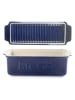 Ibili 2-delige set: cakevorm blauw - (B)24,5 x (H)10 cm