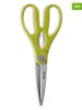 Ibili 2er-Set: Küchenscheren in Silber/ Grün - (L)21,5 cm