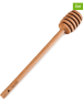 Ibili 2er-Set: Honiglöffel in Hellbraun - (L)18 cm