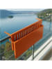 Smarto Metallico Balkon-Klapptisch in Orange - (L)31 x (B)81 cm