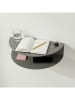 Smarto Metallico Wandregal in Grau - (B)35 x (H)12 x (T)12 cm
