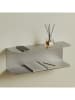 Smarto Metallico Regał ścienny w kolorze szarym - 35 x 12 x 12 cm