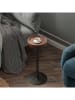 Smarto Metallico Beistelltisch in Braun/ Schwarz - (H)65 x Ø 16 cm