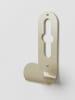Smarto Metallico Schlauchhalter in Creme - (B)8 x (H)25 x (T)10 cm