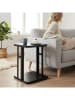 Smarto Metallico Beistelltisch in Schwarz - (B)42 x (H)58 x (T)42 cm