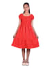 Deux ans de vacances Kleid in Rot