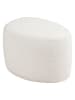House Nordic Puf "Hilo" w kolorze białym - 55 x 40 x 39 cm