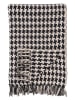 House Nordic Plaid in Schwarz/ Beige - (L)180 x (B)130 cm