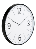 House Nordic Wanduhr in Weiß/ Schwarz - Ø 51 cm