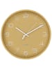 House Nordic Zegar ścienny "Rosolini" w kolorze musztardowym - Ø 30 cm