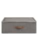 House Nordic Opbergbox "Noto" grijs - (B)56 x (H)18 x (D)47 cm
