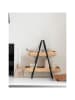 House Nordic Dekotablett in Hellbraun/ Schwarz - (B)42 x (H)43,5 x (T)23 cm