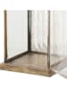 House Nordic Lantaarn "Herslev" bruin/transparant - (B)12 x (H)60 x (D)12 cm