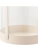 House Nordic 2-delige set: kaarshouder transparant/beige