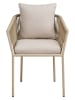 House Nordic 4er-Set: Esszimmerstühle "Salerno" in Creme/ Beige - (B)61 x (H)78 x (T)60 cm