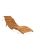 House Nordic Tuinligstoel naturel - (B)50 x (H)50 x (D)160 cm