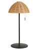 House Nordic Lampa stołowa LED "Wigan" w kolorze beżowo-czarnym - wys. 32 x Ø 15 cm