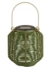 House Nordic Solarny lampion LED "Crewe" w kolorze zielonym - wys. 15,5 x Ø 15 cm