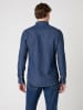 Wrangler Koszula dżinsowa - Regular fit - w kolorze granatowym