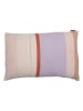 David Fussenegger Poszewka "Silvretta - Colorblock" w kolorze beżowo-fioletowym na poduszkę