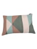 David Fussenegger Poszewka w kolorze zielono-jasnobrązowo-kremowym na poduszkę