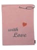 David Fussenegger Beutel "With Love" in Rosa