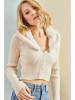 Bianco Lucci Kardigan w kolorze kremowym