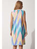 Happiness Istanbul Kleid in Hellblau/ Beige