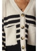 Happiness Istanbul Cardigan in Beige/ Schwarz