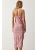 Happiness Istanbul Kleid in Rosa/ Weiß