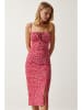 Happiness Istanbul Sukienka w kolorze koralowym