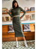 Olalook Strickkleid in Khaki