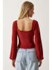 Happiness Istanbul Bluse in Rot