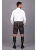 Edelnice Lederhose "Stefan" in Dunkelbraun