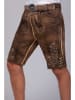 Edelnice Lederhose "Franz" in Braun