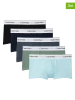 Calvin Klein 5er-Set: Boxershorts in Hellblau/ Grün/ Dunkelblau