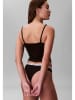 Calvin Klein 3er-Set: Strings in Weiß/ Schwarz/ Hellbraun