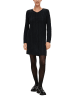 s.Oliver Strickkleid in Schwarz