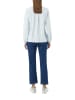 s.Oliver Bluse in Hellblau/ Weiß