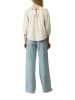 s.Oliver Bluse in Beige/ Weiß