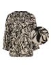 Eight2Nine Bluse in Beige/ Schwarz