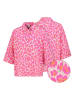Eight2Nine Bluzka w kolorze jasnoróżowo-różowo-pomarańczowym