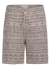 Eight2Nine Sweatshorts in Beige/ Dunkelblau