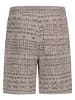 Eight2Nine Sweatshort beige/donkerblauw