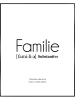 Orangewallz Gerahmter Kunstdruck "Familie"