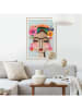 Orangewallz Ingelijste kunstdruk "Happy Portrait" - (B)50 x (H)70 cm