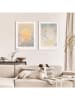 Orangewallz 2er-Set: Gerahmte Kunstdrucke "Sun & Moon"