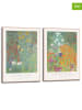 Orangewallz 2er-Set: Gerahmte Kunstdrucke