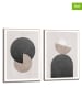 Orangewallz 2er-Set: Gerahmte Kunstdrucke